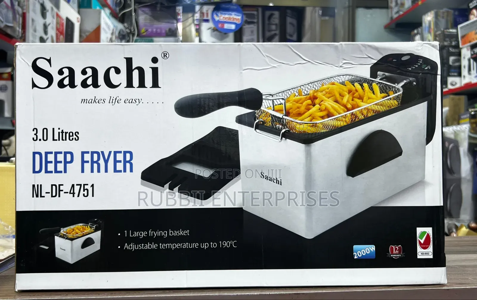 Saachi Deep Fryer 3l