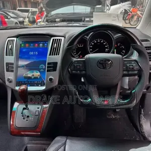 After Market Steering and Tesla Radio System for Harrier Kawundo