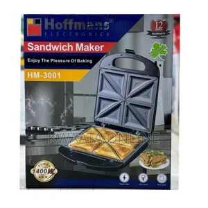 Hoffmans Sandwich Maker Hm-3001, Fast Delicious Toasted Sandwich