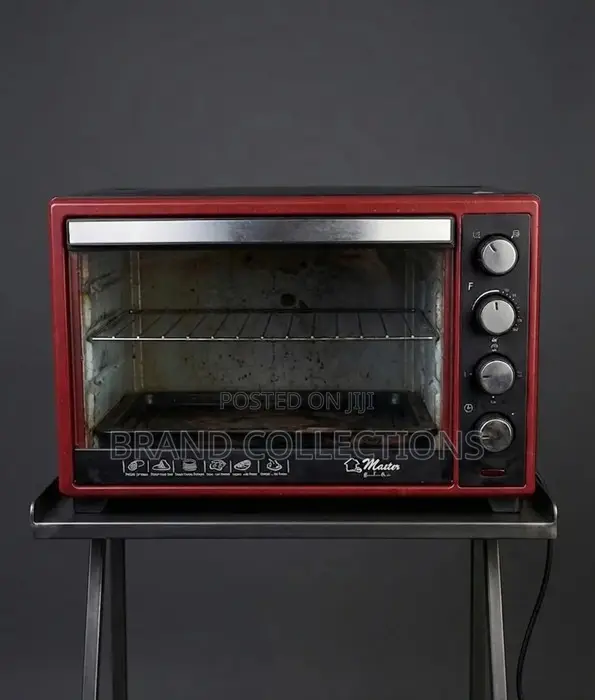 Master 35l Electric Oven – Red Black Model