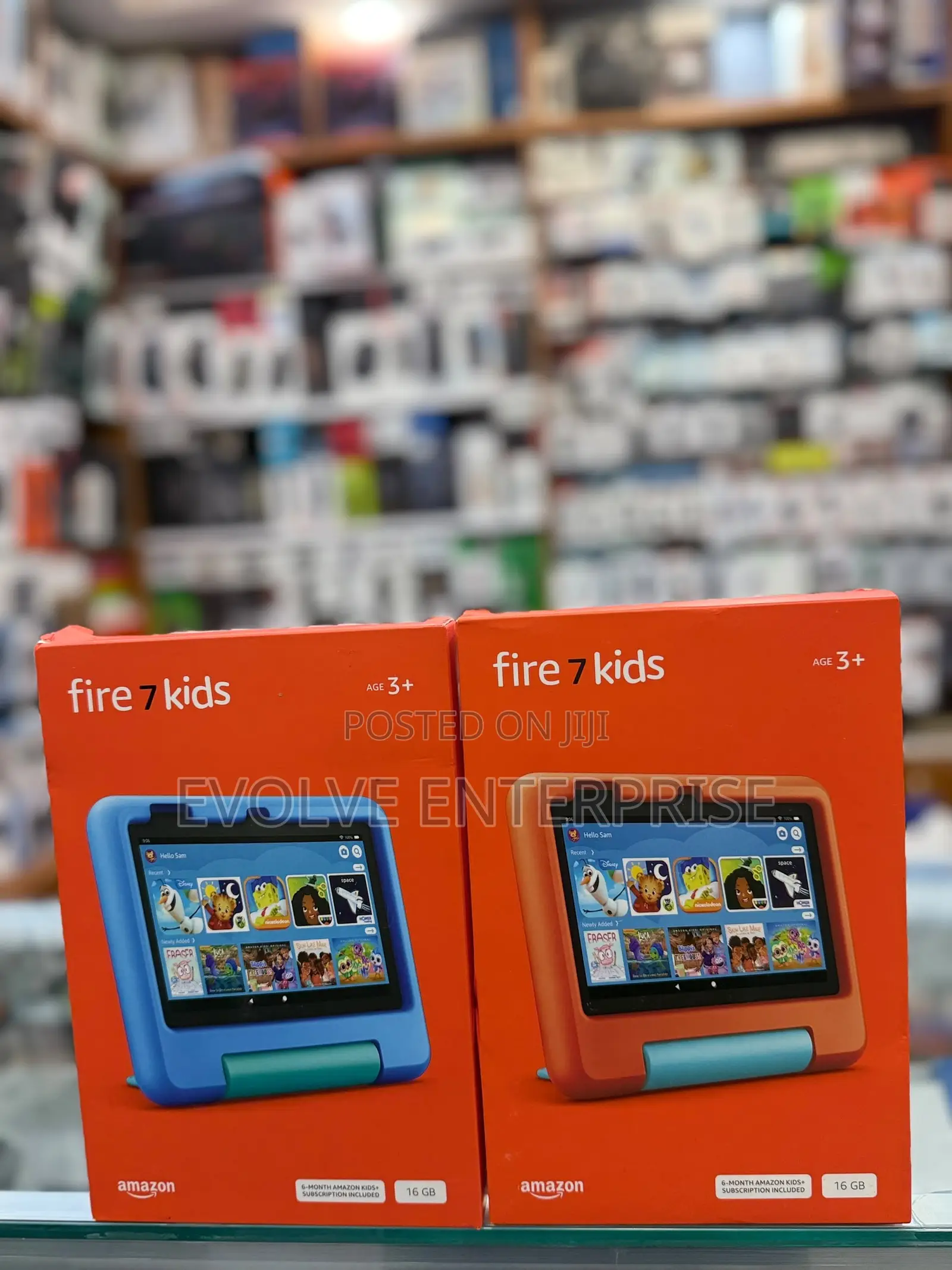 New Amazon Fire 7 Kids Edition 2022 16 GB Gray