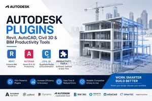 Autodesk Plugins for Revit, Autocad, Civil 3d and Bim Product Tools