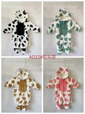 Cozy Spotted Baby Rompers