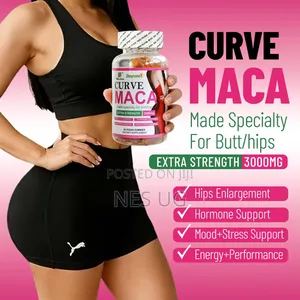 Curve Maca Gummies, Butt Hips Supplement for Women