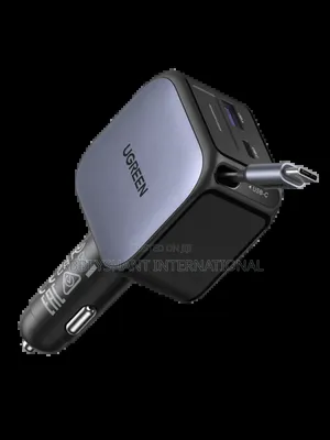 Ugreen Nexode 145w Fast Car Charger for Laptops, Tablets, and Phones