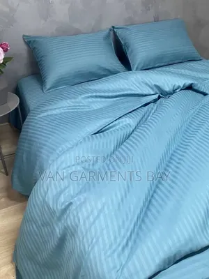 Plain Stripped Duvet Cover Sets