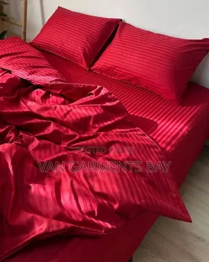 Plain Stripped Duvet Cover Sets
