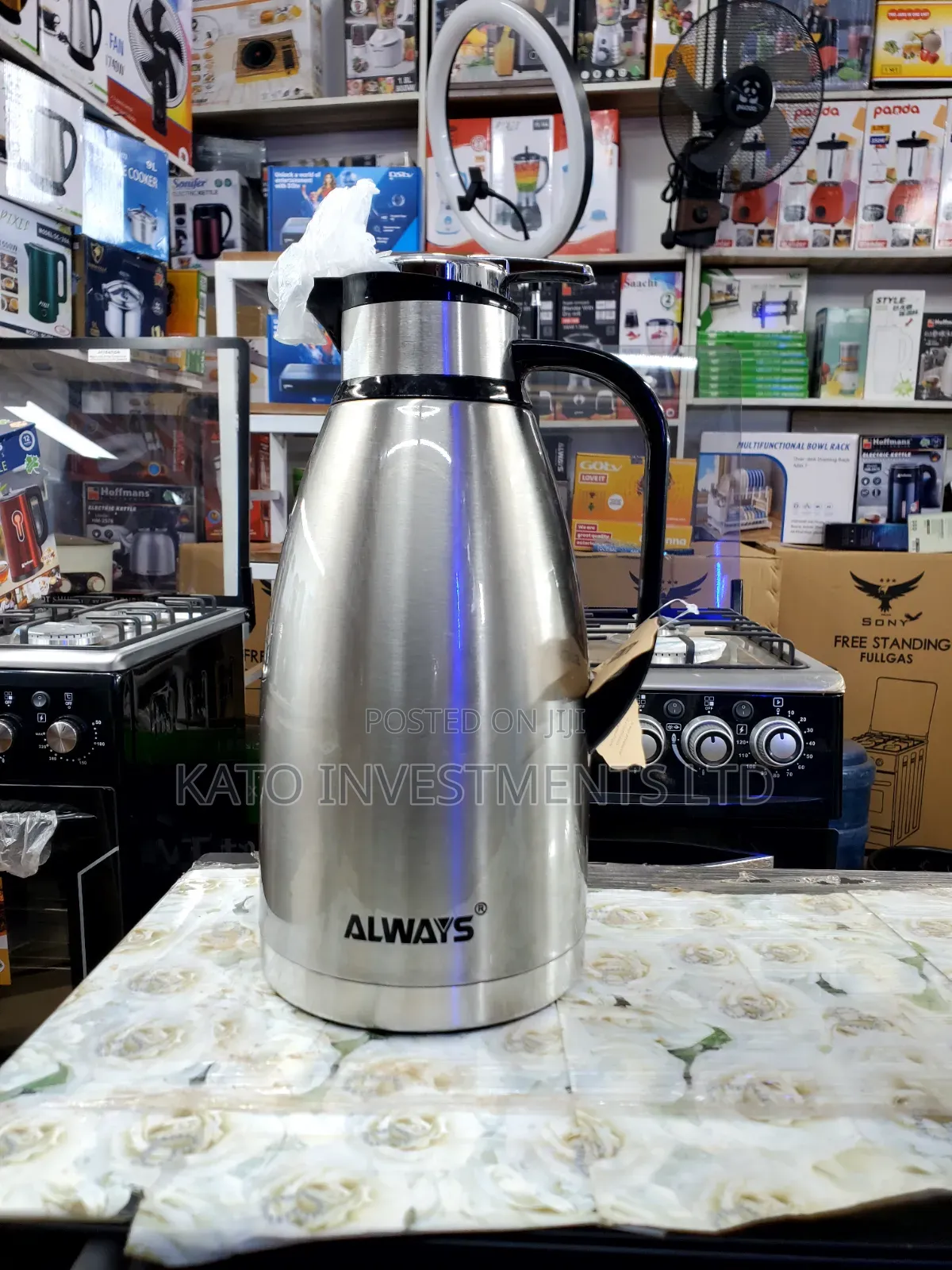 Flask Press Aluminum 2litrs