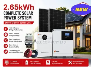 2.5kwh 24v Comboindia Lithium Solar System Full Kit