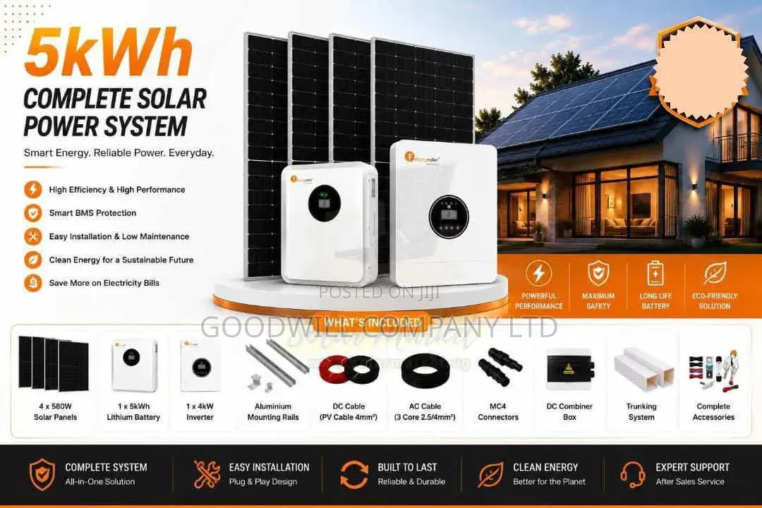5kwh Lytenyte 48v Hybrid Solar System Full Kit