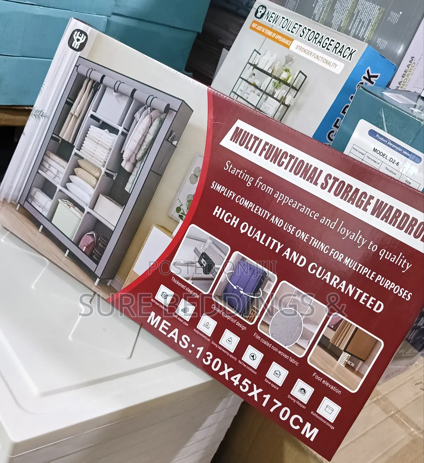 Metalic Frame Closet