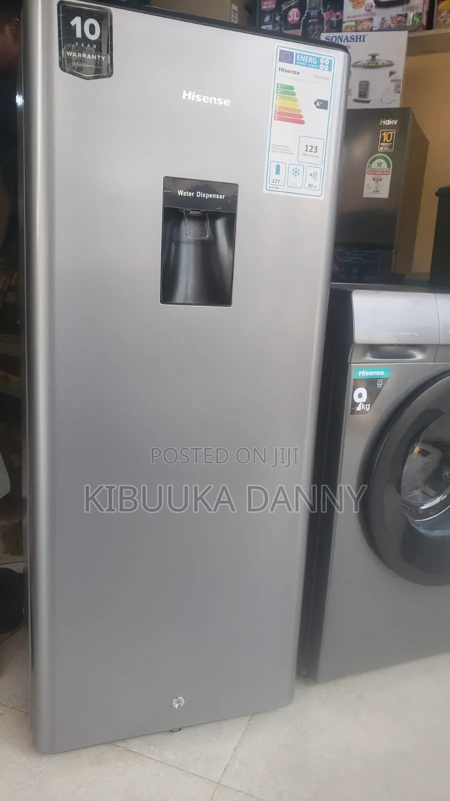Hisence 229l Fridge With Awater Dispenser