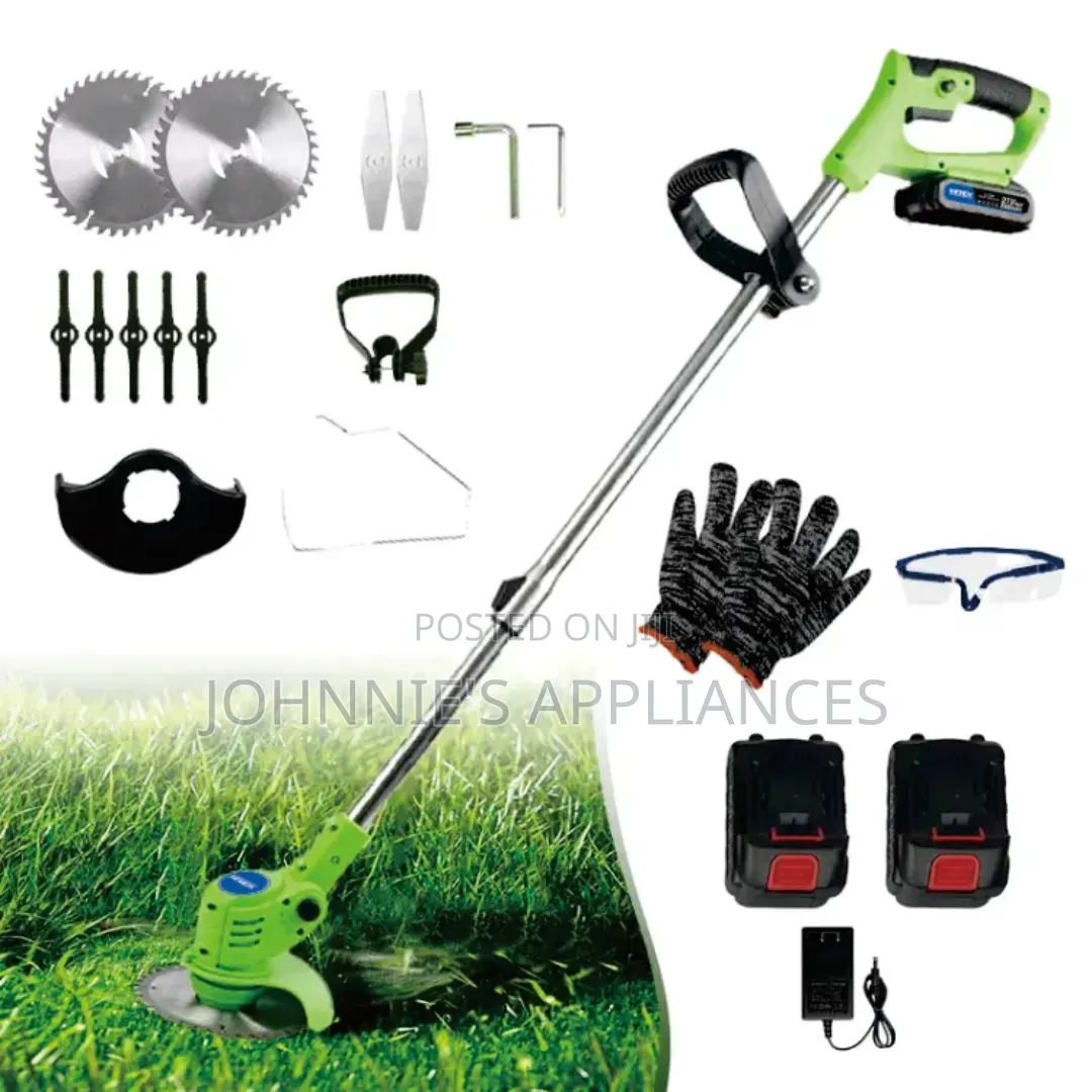 Cordless Rechargeable Grass Cutter 2 Battery