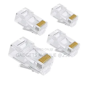 Rj45 Ethernet Cable Connectors, for Terminating Networking 100pcs