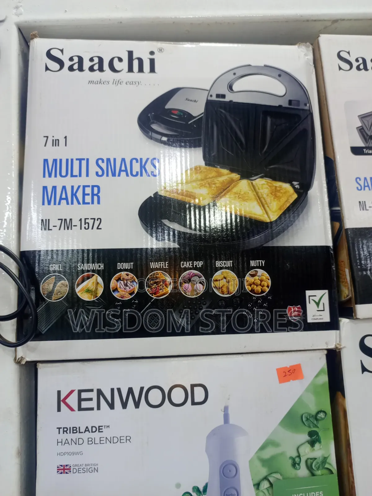 Saachi 7 in 1 Multi Snacks Maker (Model Nl-7m-1572)