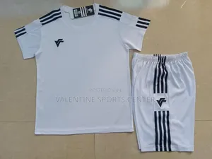 Plain White Jersey With Black Colour Original Material
