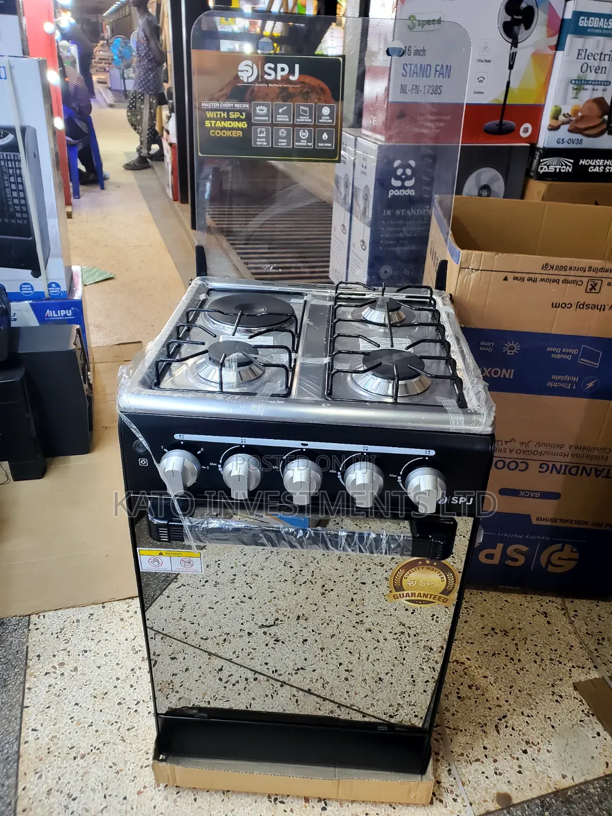 SPJ 50*50 Cooker 3+1 Free Standing Gas Oven