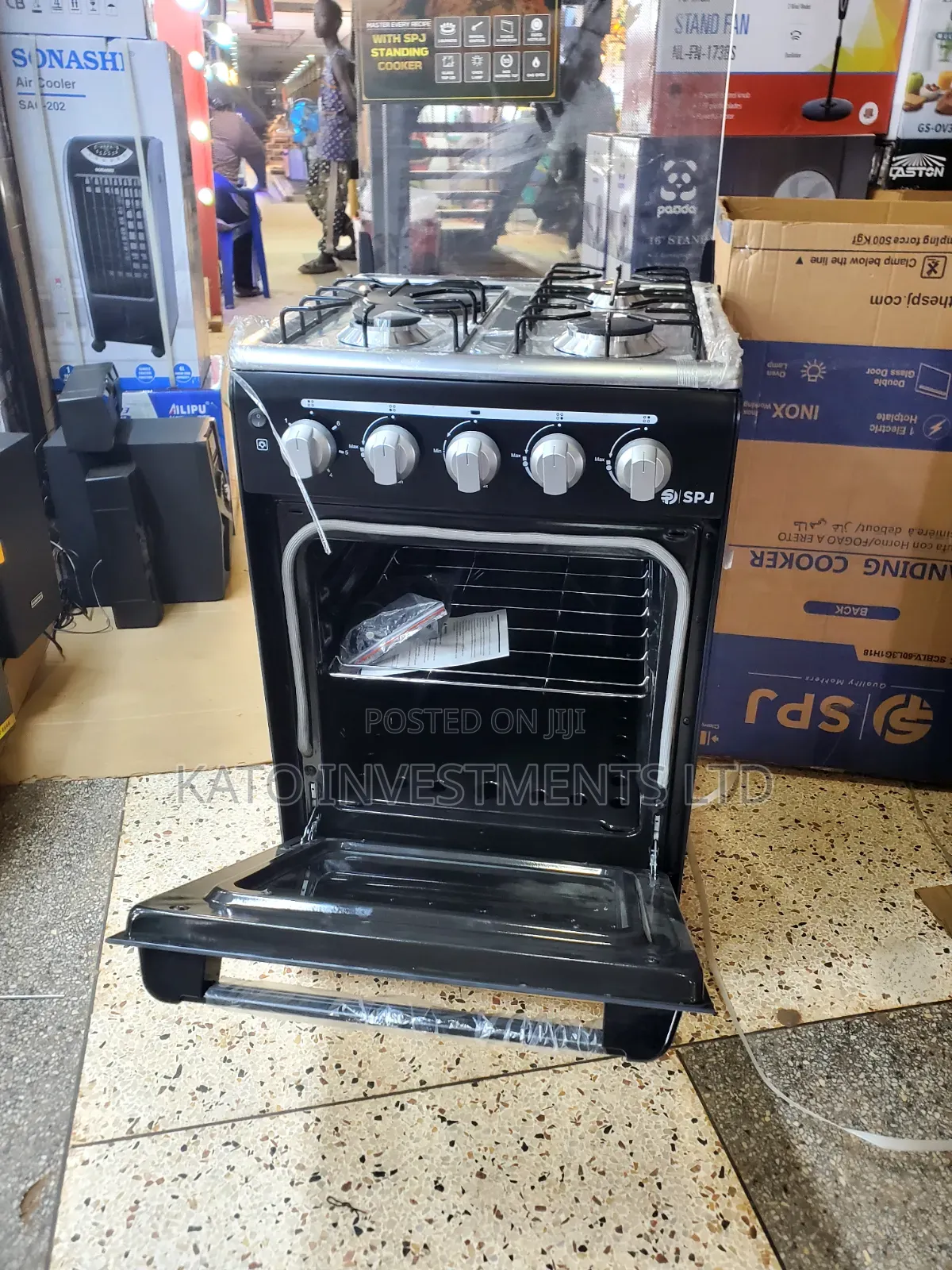 SPJ 50*50 Cooker 3+1 Free Standing Gas Oven