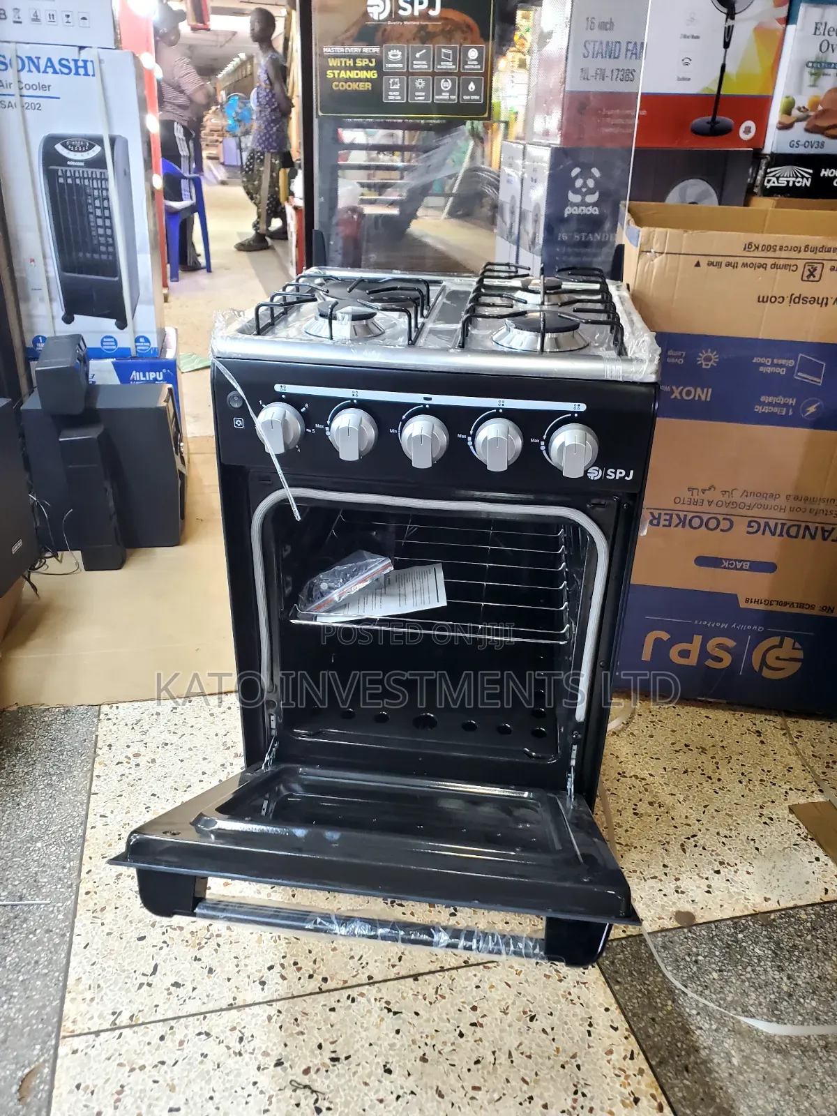 SPJ 50*50 Cooker 3+1 Free Standing Gas Oven