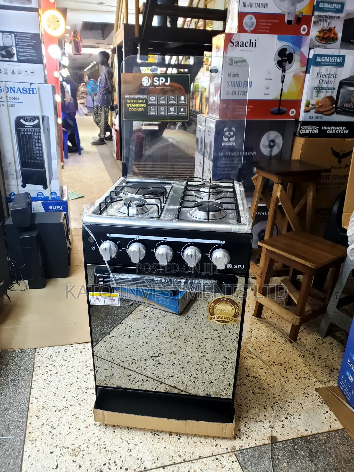 SPJ 50*50 Cooker 3+1 Free Standing Gas Oven