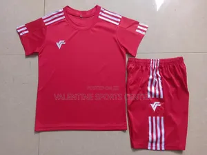 Red Colors Football Jerseys Original Material