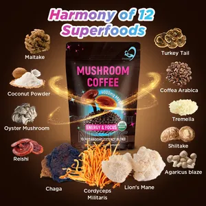 Organic Mushroom Coffee Extracts For Energy Focus