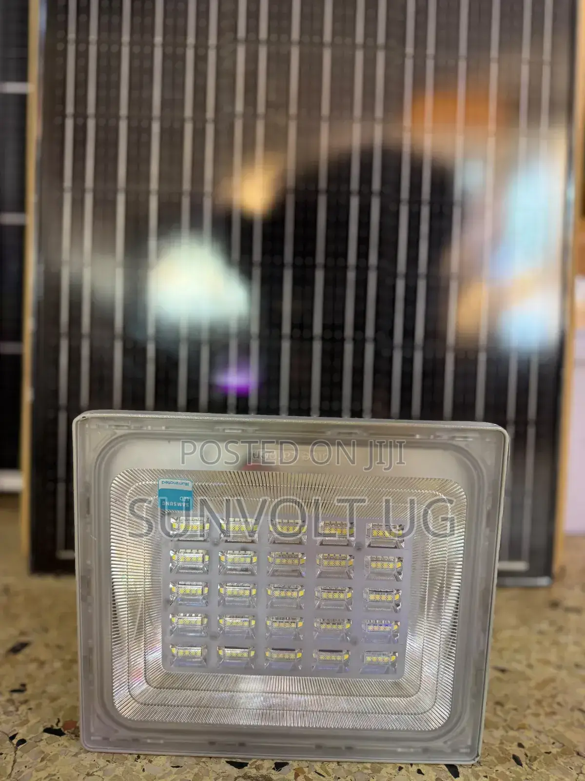 100w Bluecarbon Solar Flood Light