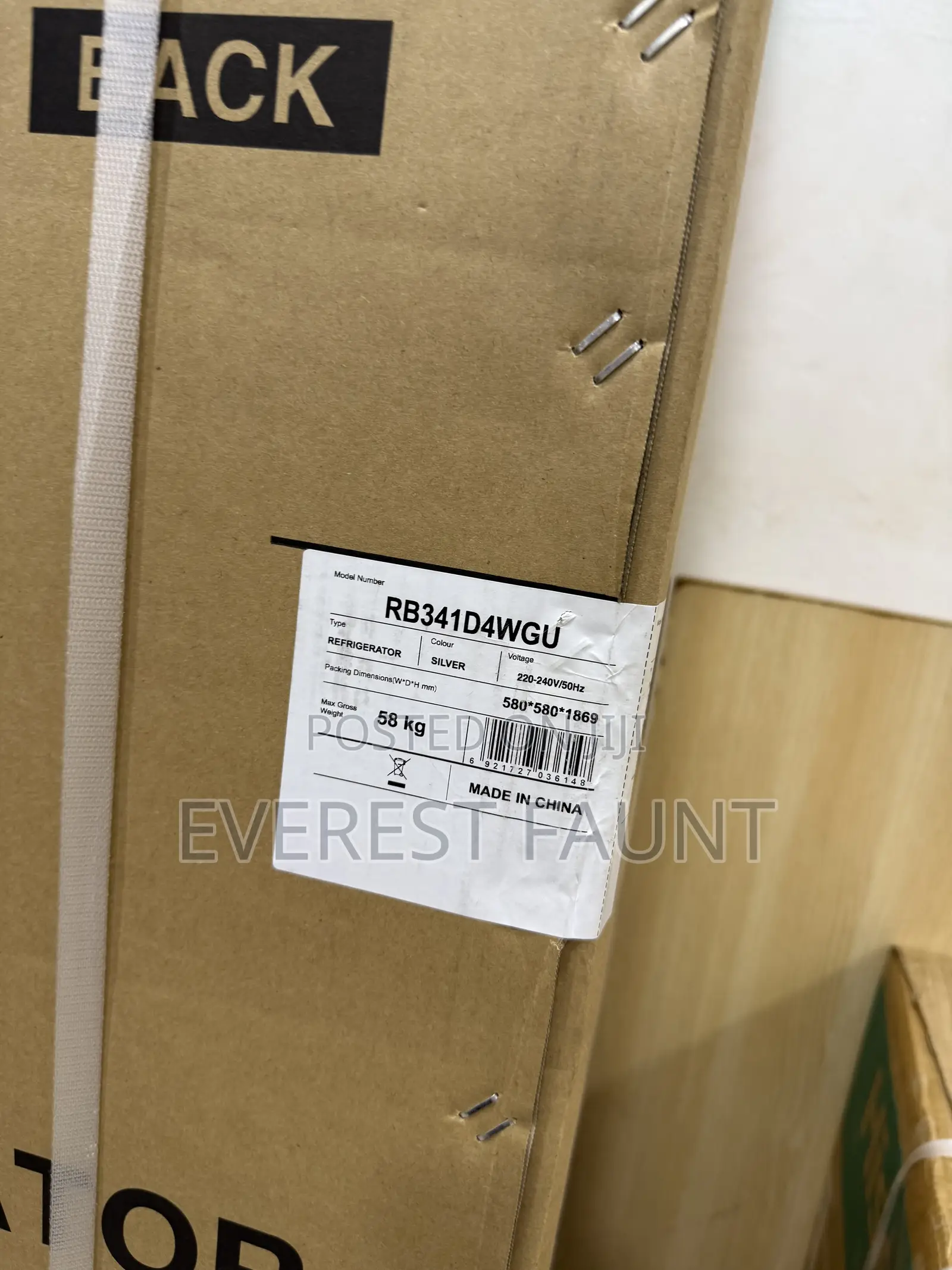 Hisense Rd 341 Liters Refrigerator Bottom Freezer