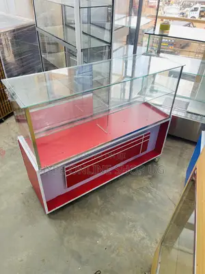 Brandnew Reds 4feets Showcase Counter Table