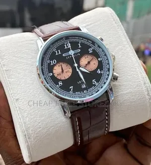 This Zeppelin Graf Lz127 Watch Features A Distinctive Black Dial