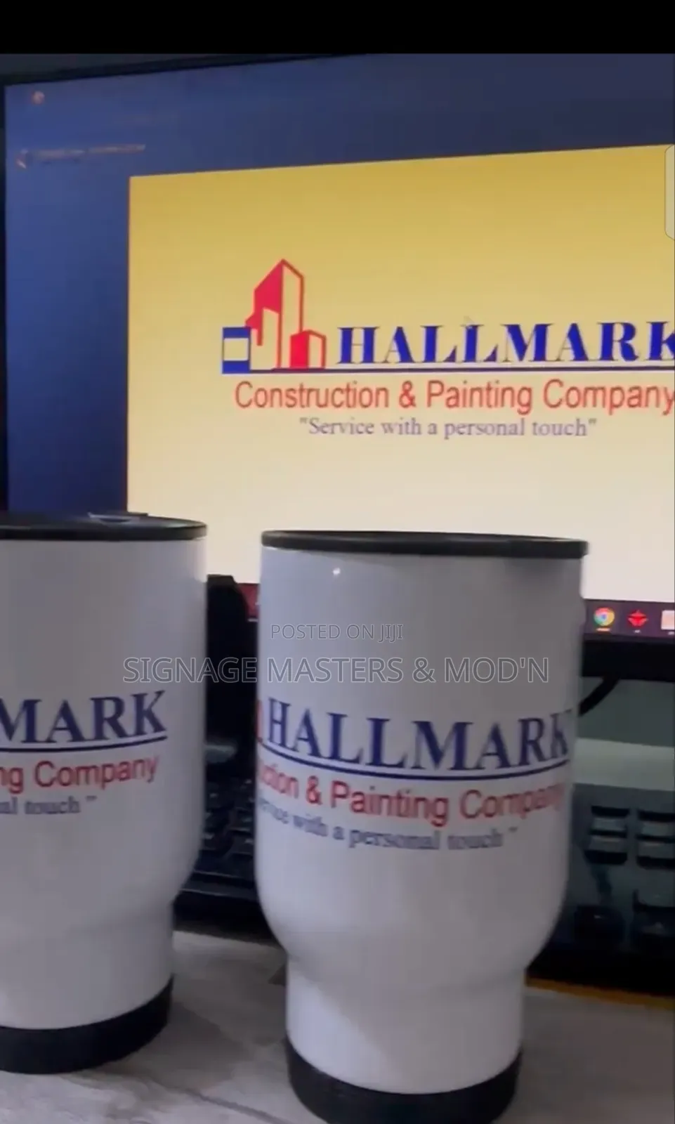 Colored Uv Cup Branding