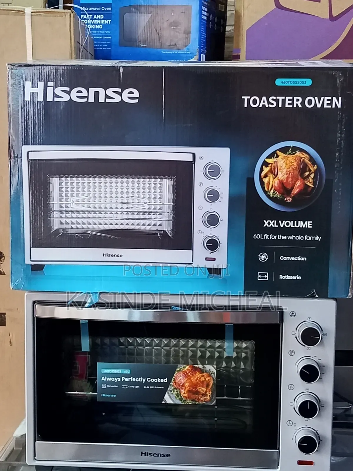 60litres Hisence Toaster Oven