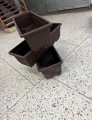 Plastic Coffee Brown Flower Vases