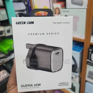 Green Lion Supra 45w Wall Charger Featuring Ganstorm Technology