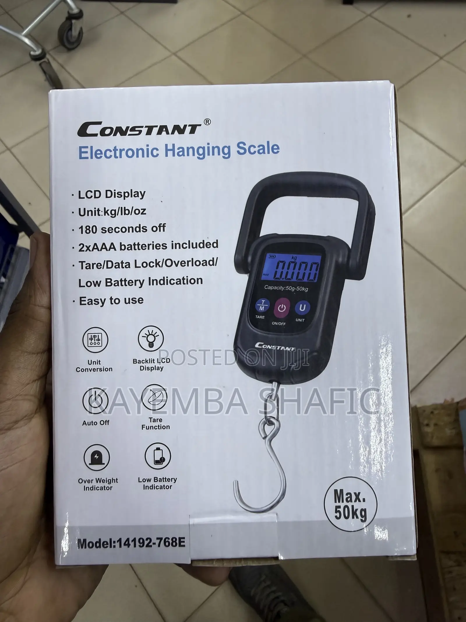 Constant 50kg Digital Electronic Hanging Scale (Brand New)