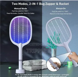 3 in 1 Electric Mosquito Swatter Mosquito Killer