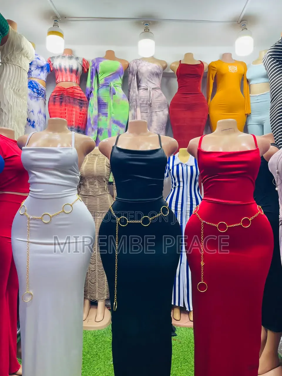 Back Show Body Fitting Dresses