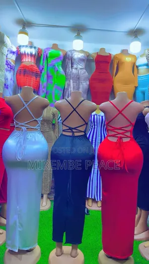 Back Show Body Fitting Dresses