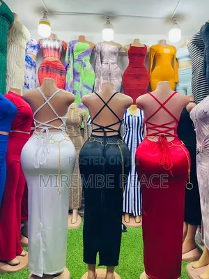 Back Show Body Fitting Dresses