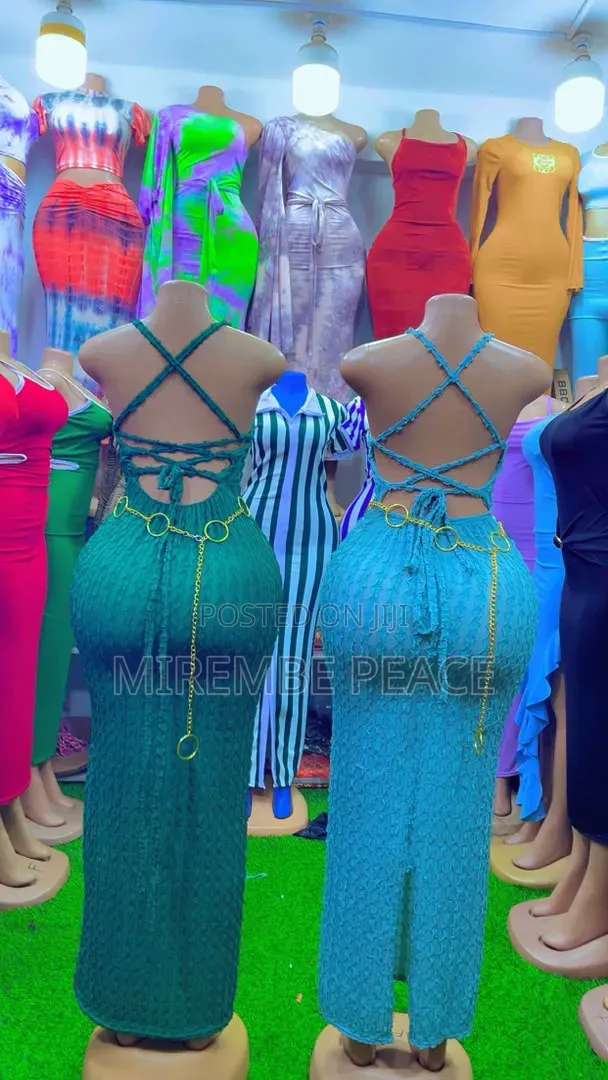 Back Show Body Fitting Dresses