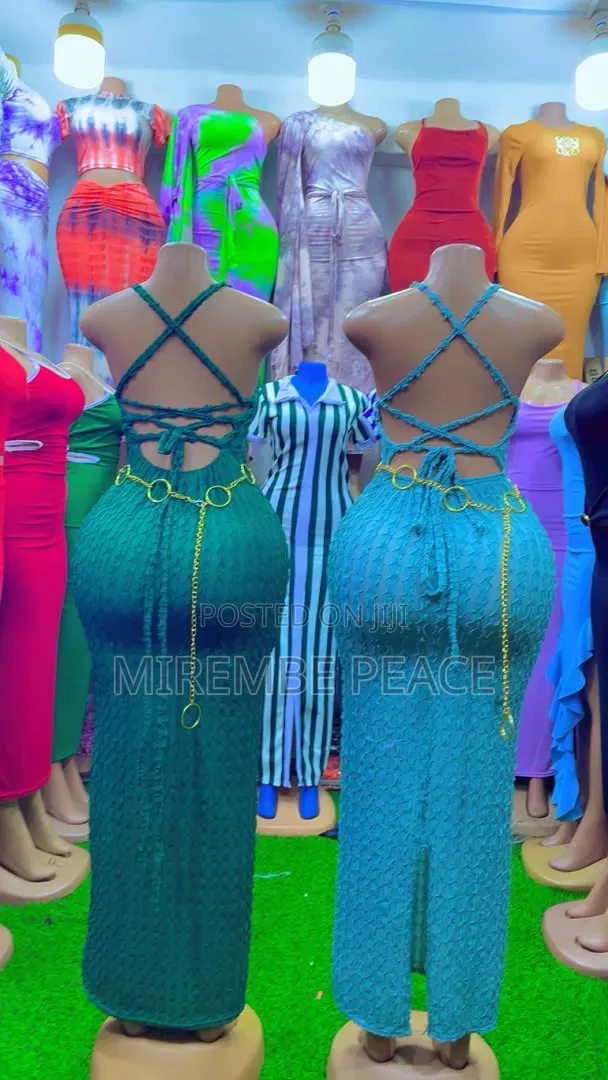 Back Show Body Fitting Dresses