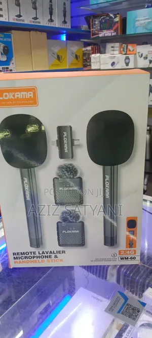 Anc Wm-60 Wireless Dual Microphone Handheld Stick Android iPhone