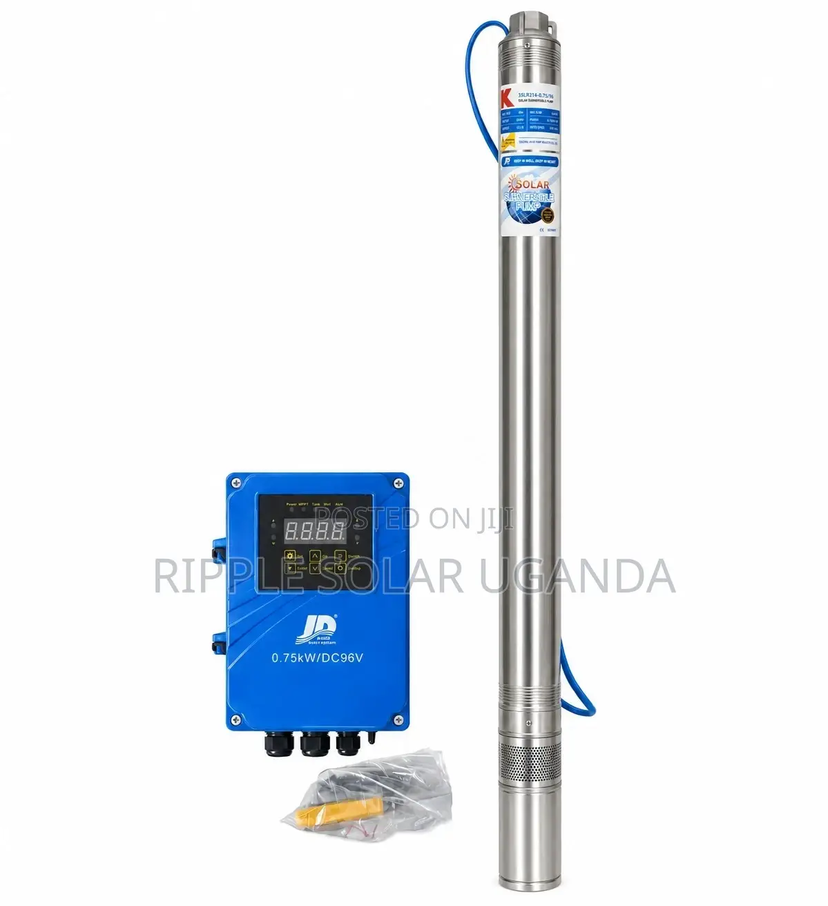 Solar Water Pump 750w 69m Head Deep Well Borehole 4500l/H 96v