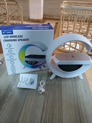 G-Shap Bluetooth Wireless Charging Speaker WTH Integrated Led Lighting