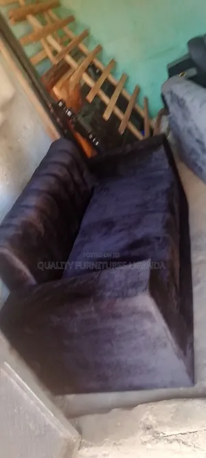 Black 2 Seater Sofa Seat