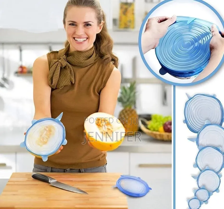 6 Super Stretch Silicon Lids