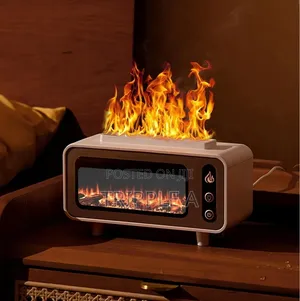 Cool Aroma Essential Oil Fire Flame Air Humidifier