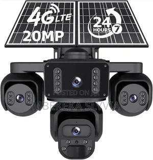 4g Aov Solar Camera 4lens 20mp Super Hd 24hour Surveillance