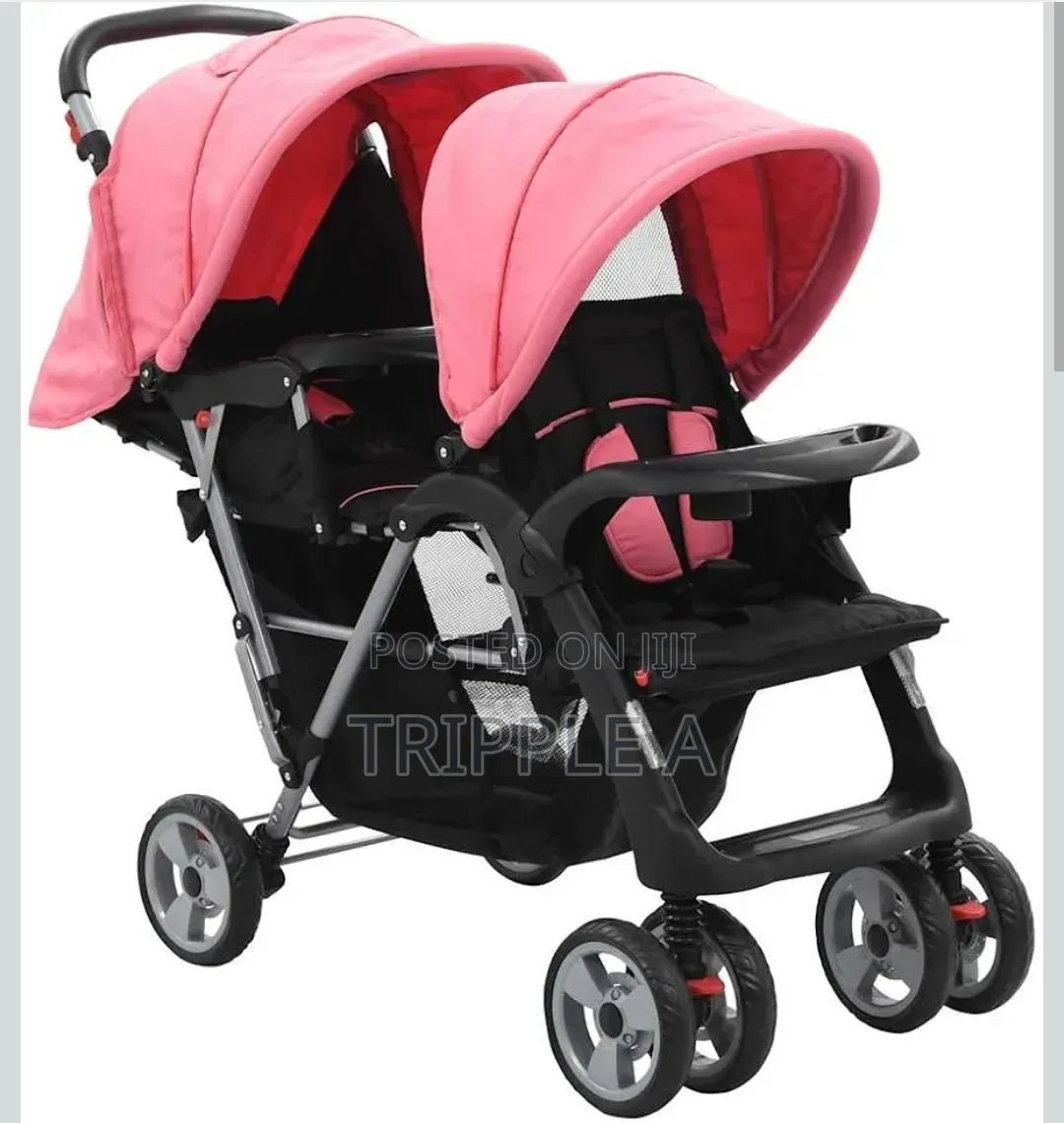 Foldable Twin Baby Double Stroller