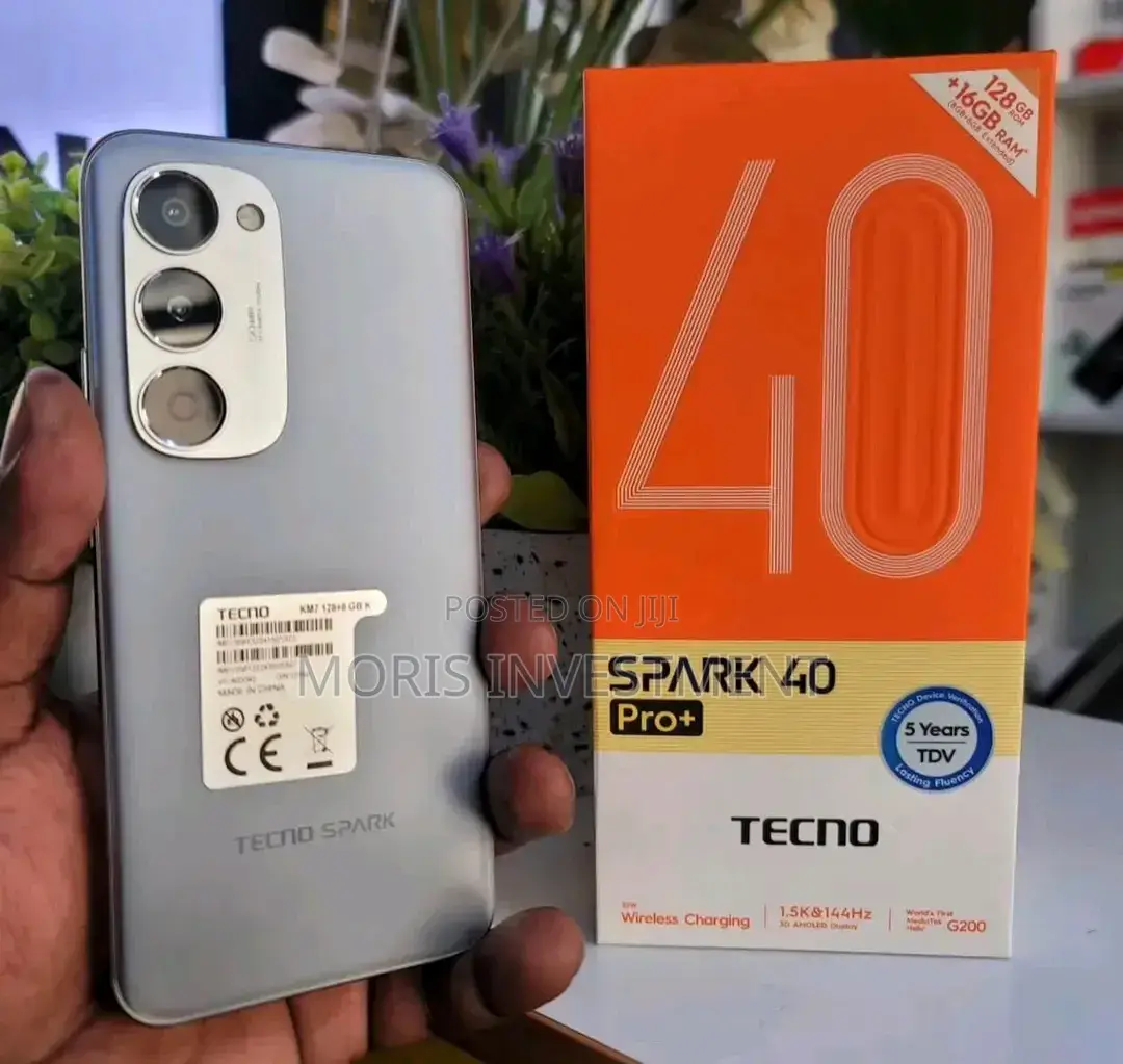 New Tecno Spark 40 Pro+ 256 GB Gray